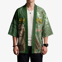 Atalanta Greek Mythology Huntress Archer Kimono Ancient Greek Meander Pattern