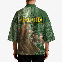 Atalanta Greek Mythology Huntress Archer Kimono Ancient Greek Meander Pattern