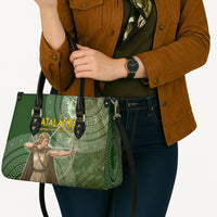 Atalanta Greek Mythology Huntress Archer Leather Bag Ancient Greek Meander Pattern