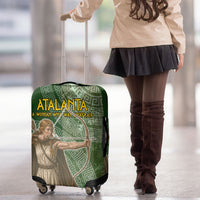 Atalanta Greek Mythology Huntress Archer Luggage Cover Ancient Greek Meander Pattern