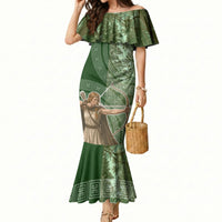 Atalanta Greek Mythology Huntress Archer Mermaid Dress Ancient Greek Meander Pattern