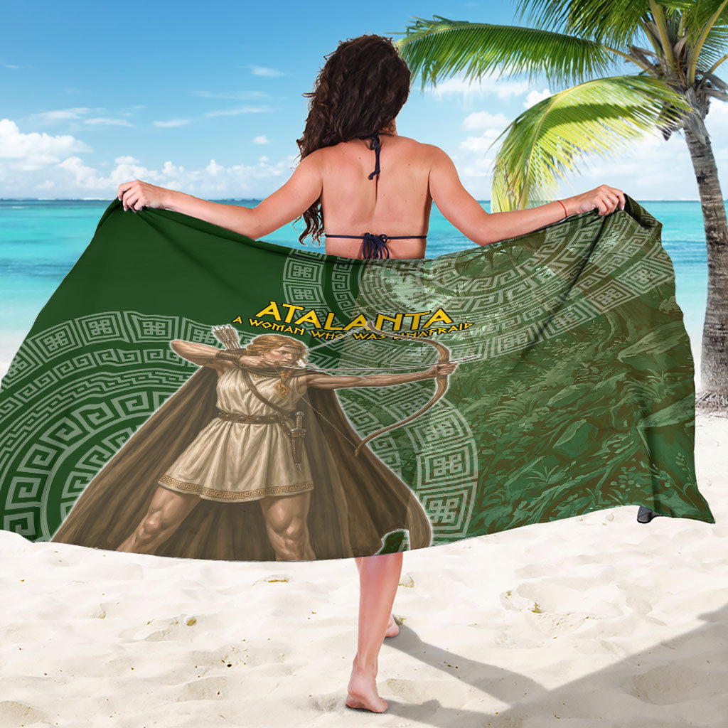 Atalanta Greek Mythology Huntress Archer Sarong Ancient Greek Meander Pattern