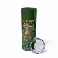 Atalanta Greek Mythology Huntress Archer Skinny Tumbler Ancient Greek Meander Pattern