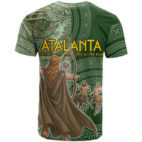 Atalanta Greek Mythology Huntress Archer T Shirt Ancient Greek Meander Pattern