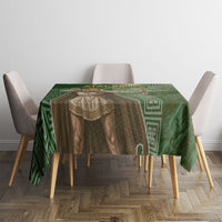 Atalanta Greek Mythology Huntress Archer Tablecloth Ancient Greek Meander Pattern