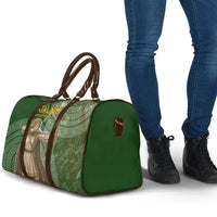 Atalanta Greek Mythology Huntress Archer Travel Bag Ancient Greek Meander Pattern