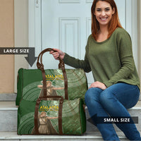 Atalanta Greek Mythology Huntress Archer Travel Bag Ancient Greek Meander Pattern