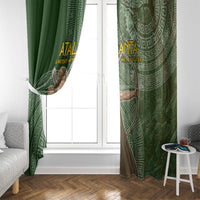 Atalanta Greek Mythology Huntress Archer Window Curtain Ancient Greek Meander Pattern