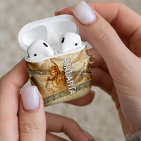 Atalanta Greek Mythology Huntress Archer AirPods Case Ancient Greek Heroine Goddess Vintage Meander Artwork