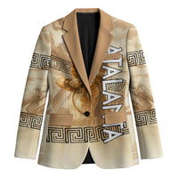 Atalanta Greek Mythology Huntress Archer Blazer Ancient Greek Heroine Goddess Vintage Meander Artwork