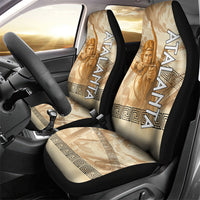 Atalanta Greek Mythology Huntress Archer Car Seat Cover Ancient Greek Heroine Goddess Vintage Meander Artwork