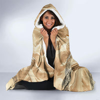 Atalanta Greek Mythology Huntress Archer Hooded Blanket Ancient Greek Heroine Goddess Vintage Meander Artwork