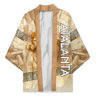 Atalanta Greek Mythology Huntress Archer Kimono Ancient Greek Heroine Goddess Vintage Meander Artwork