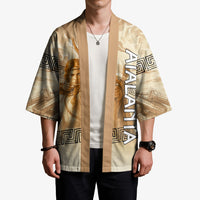 Atalanta Greek Mythology Huntress Archer Kimono Ancient Greek Heroine Goddess Vintage Meander Artwork