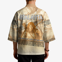 Atalanta Greek Mythology Huntress Archer Kimono Ancient Greek Heroine Goddess Vintage Meander Artwork