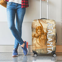 Atalanta Greek Mythology Huntress Archer Luggage Cover Ancient Greek Heroine Goddess Vintage Meander Artwork