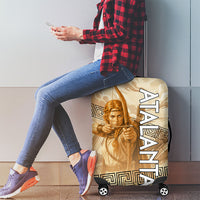 Atalanta Greek Mythology Huntress Archer Luggage Cover Ancient Greek Heroine Goddess Vintage Meander Artwork
