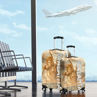 Atalanta Greek Mythology Huntress Archer Luggage Cover Ancient Greek Heroine Goddess Vintage Meander Artwork