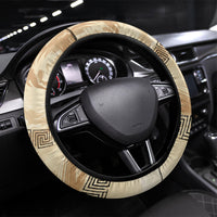 Atalanta Greek Mythology Huntress Archer Steering Wheel Cover Ancient Greek Heroine Goddess Vintage Meander Artwork