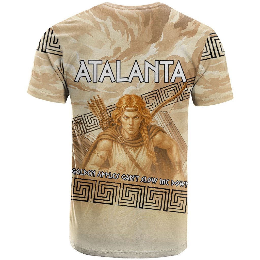 Atalanta Greek Mythology Huntress Archer T Shirt Ancient Greek Heroine Goddess Vintage Meander Artwork