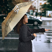 Atalanta Greek Mythology Huntress Archer Umbrella Ancient Greek Heroine Goddess Vintage Meander Artwork