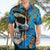 Grafity Skull Hawaiian Shirt Street Style Skull Colorful Abstract Art - Wonder Print Shop