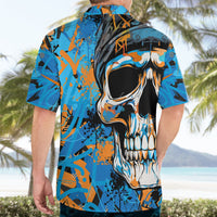 Grafity Skull Hawaiian Shirt Street Style Skull Colorful Abstract Art - Wonder Print Shop