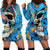 Grafity Skull Hoodie Dress Street Style Skull Colorful Abstract Art - Wonder Print Shop