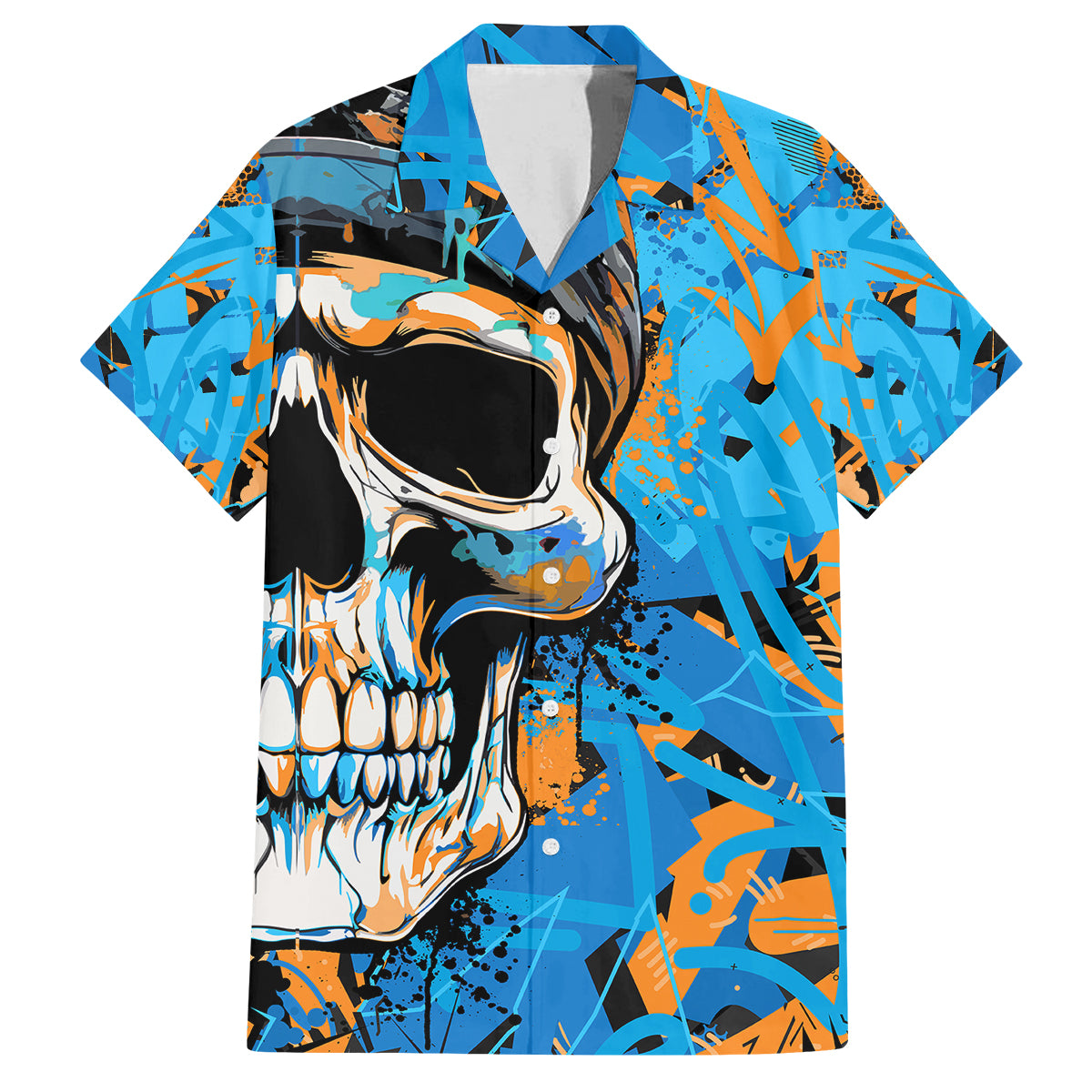 grafity-skull-kid-hawaiian-shirt-street-style-skull-colorful-abstract-art