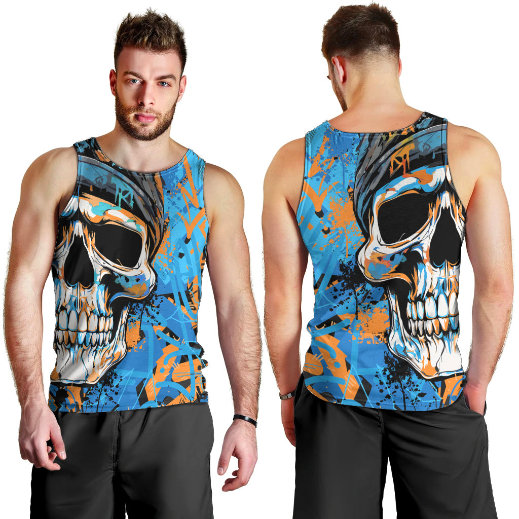 grafity-skull-men-tank-top-street-style-skull-colorful-abstract-art