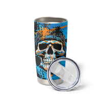 Grafity Skull Tumbler Cup Street Style Skull Colorful Abstract Art - Wonder Print Shop