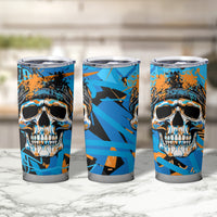 Grafity Skull Tumbler Cup Street Style Skull Colorful Abstract Art - Wonder Print Shop