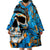 Grafity Skull Wearable Blanket Hoodie Street Style Skull Colorful Abstract Art - Wonder Print Shop