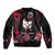 Skull Pattern Bomber Jacket The Time Is Aways Right To Do What Is Right - Wonder Print Shop