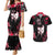 Skull Pattern Couples Matching Mermaid Dress and Hawaiian Shirt The Time Is Aways Right To Do What Is Right - Wonder Print Shop
