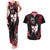 Skull Pattern Couples Matching Tank Maxi Dress and Hawaiian Shirt The Time Is Aways Right To Do What Is Right - Wonder Print Shop