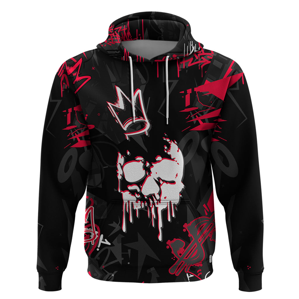 Skull Pattern Hoodie The Time Is Aways Right To Do What Is Right - Wonder Print Shop