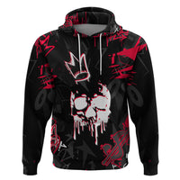 Skull Pattern Hoodie The Time Is Aways Right To Do What Is Right - Wonder Print Shop