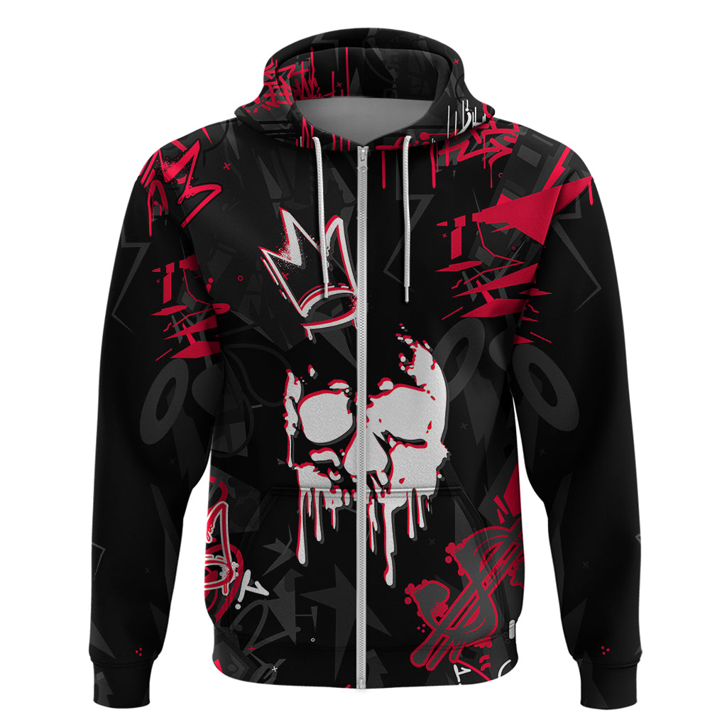Skull Pattern Hoodie The Time Is Aways Right To Do What Is Right - Wonder Print Shop