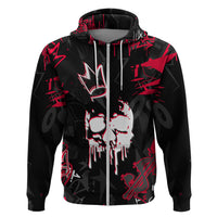 Skull Pattern Hoodie The Time Is Aways Right To Do What Is Right - Wonder Print Shop
