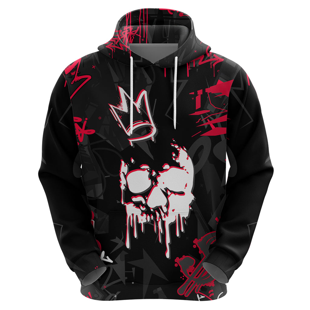 Skull Pattern Hoodie The Time Is Aways Right To Do What Is Right - Wonder Print Shop