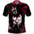 Skull Pattern Polo Shirt The Time Is Aways Right To Do What Is Right - Wonder Print Shop
