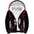 Skull Pattern Sherpa Hoodie The Time Is Aways Right To Do What Is Right - Wonder Print Shop