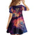 Skull Family Matching Off Shoulder Maxi Dress and Hawaiian Shirt I Need More Space Cosmic Style - Wonder Print Shop