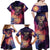 Skull Family Matching Off Shoulder Maxi Dress and Hawaiian Shirt I Need More Space Cosmic Style - Wonder Print Shop