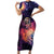Skull Family Matching Short Sleeve Bodycon Dress and Hawaiian Shirt I Need More Space Cosmic Style - Wonder Print Shop