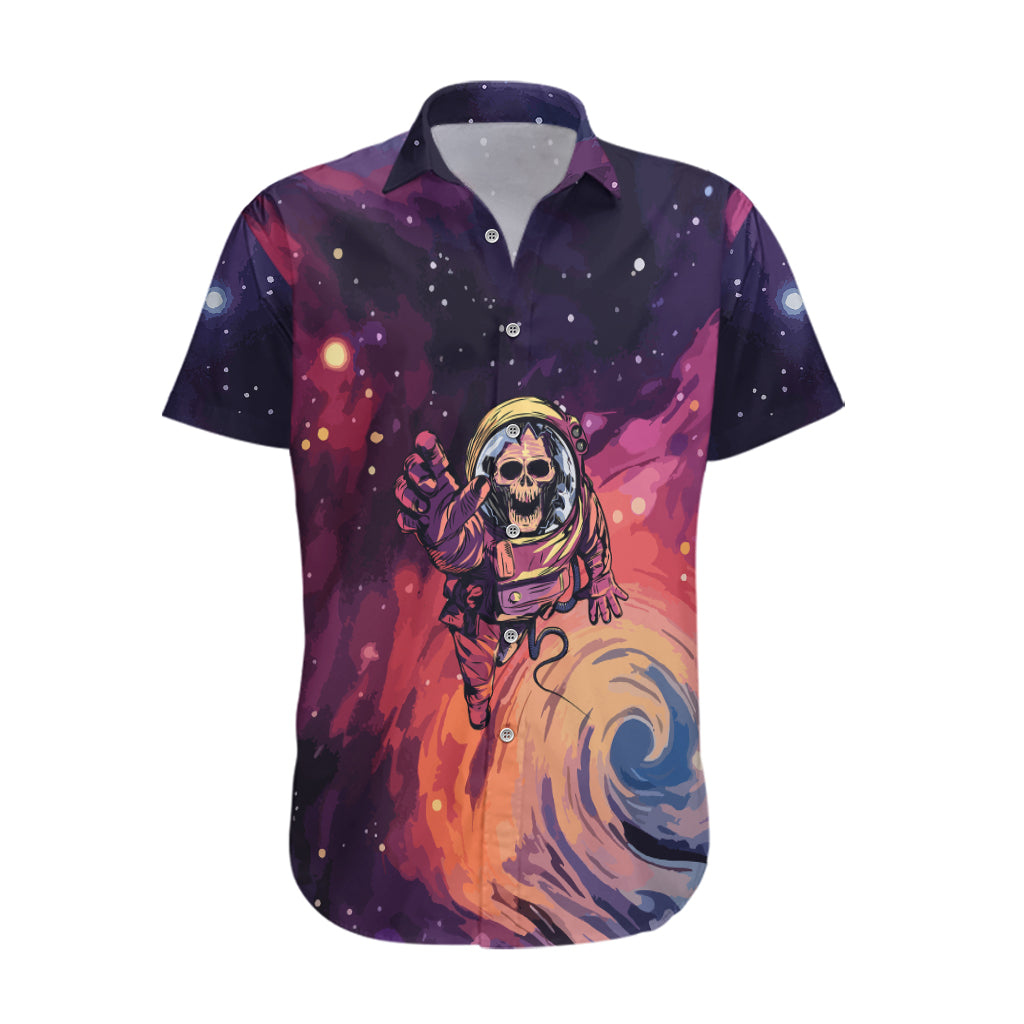 Skull Hawaiian Shirt I Need More Space Cosmic Style - Wonder Print Shop