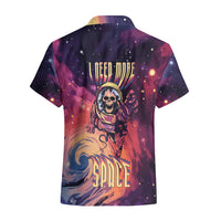 Skull Hawaiian Shirt I Need More Space Cosmic Style - Wonder Print Shop