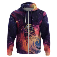 Skull Hoodie I Need More Space Cosmic Style - Wonder Print Shop