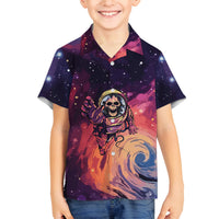 Skull Kid Hawaiian Shirt I Need More Space Cosmic Style - Wonder Print Shop